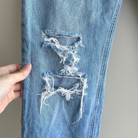 Denim Forum The Joni High Rise Loose 29L Jeans, Size 25, Medium Wash Denim - Picture 8 of 16